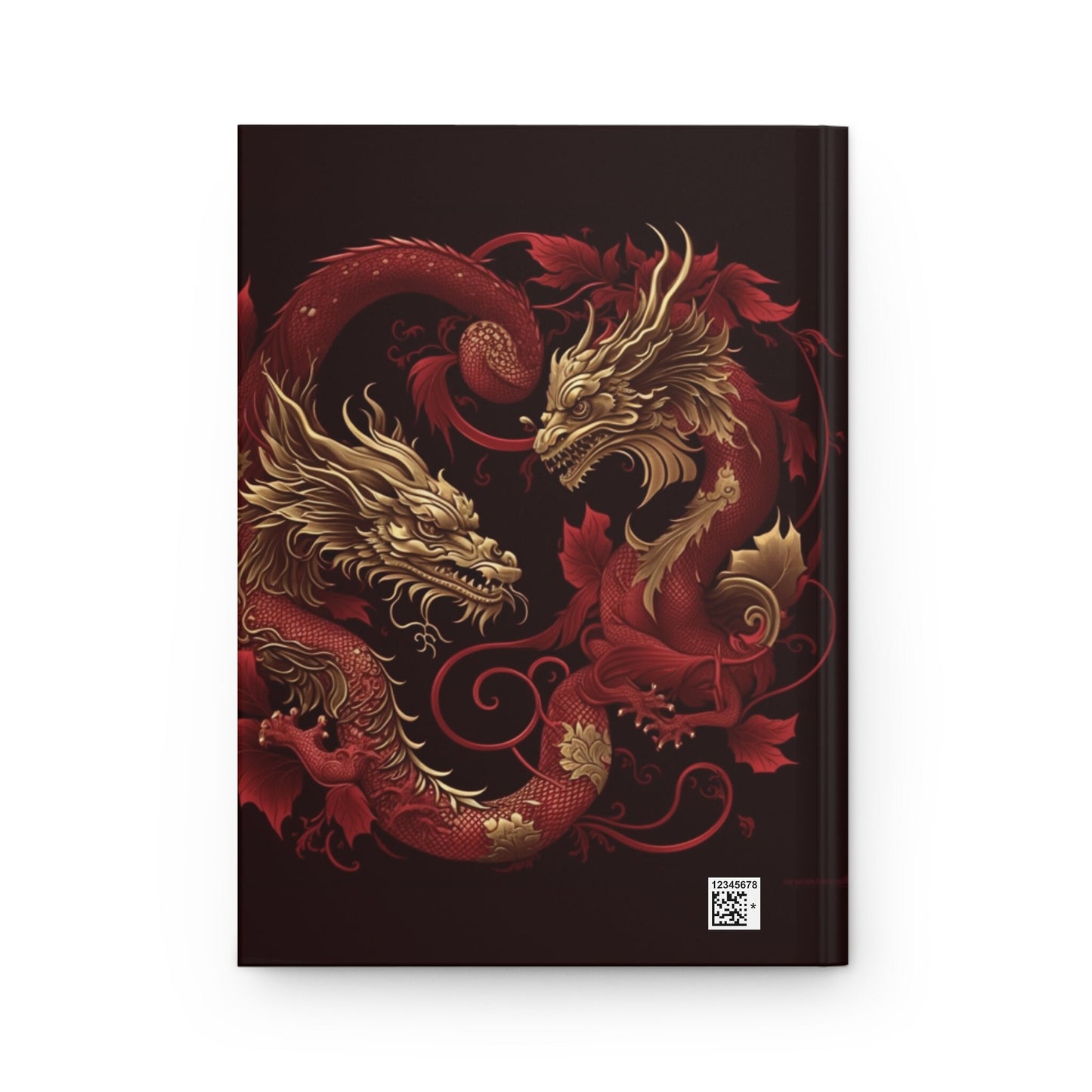 Red Dragon Hardcover Journal: Matte Notebook for Gifts, Note-Taking & Sketching - Mystical Stationery