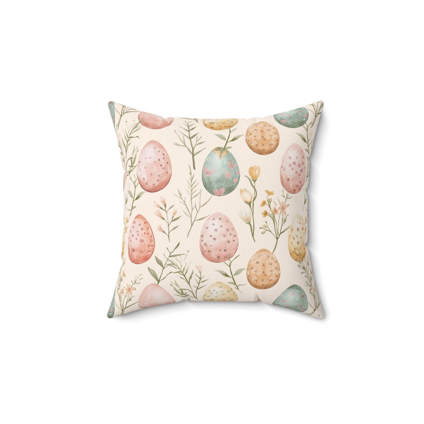 Charming Easter Egg Throw Pillow: Adorable Holiday Decor & Thoughtful