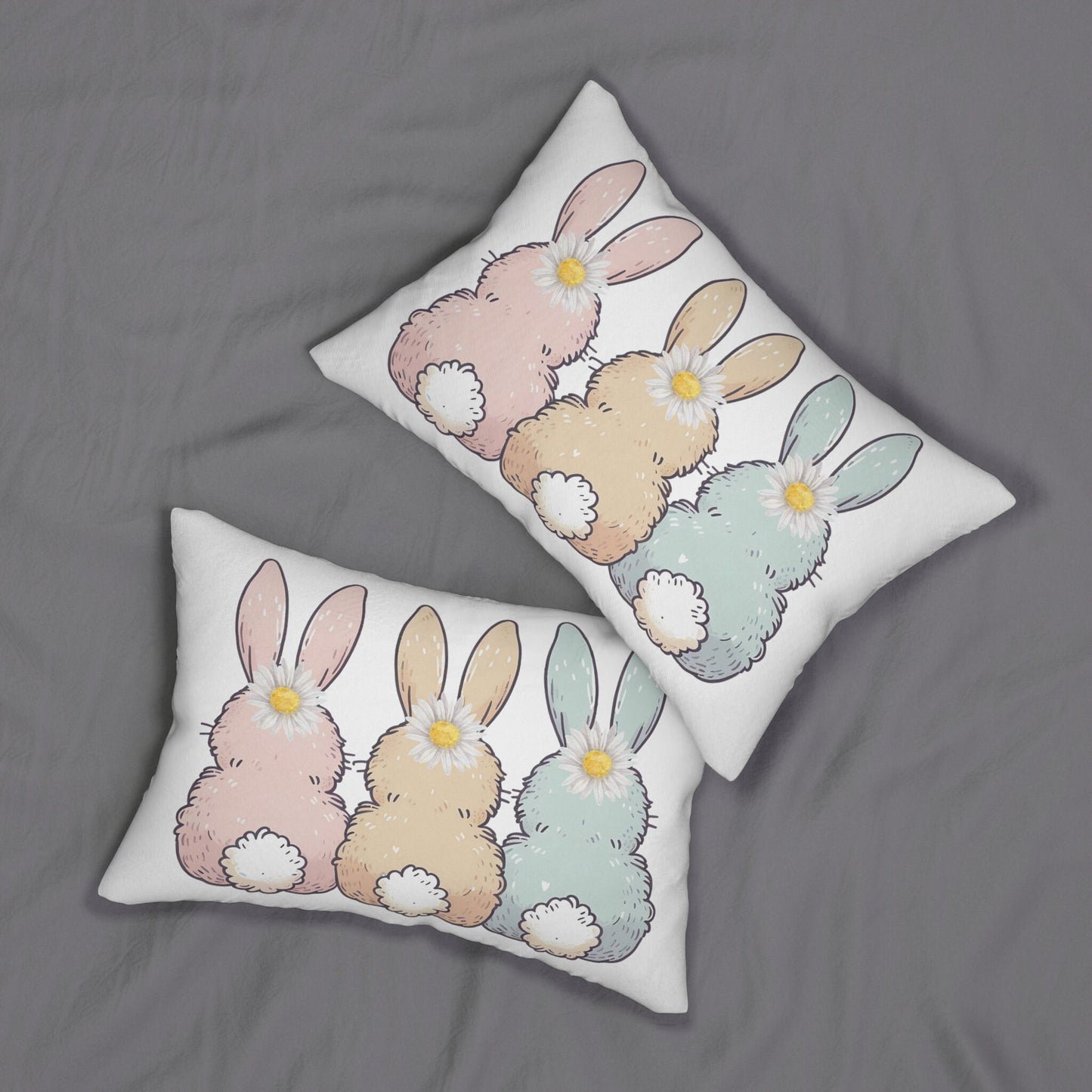 Charming Easter Rabbit Cushion: Springtime Decor for Home, Bedroom & Festive Gift-Giving