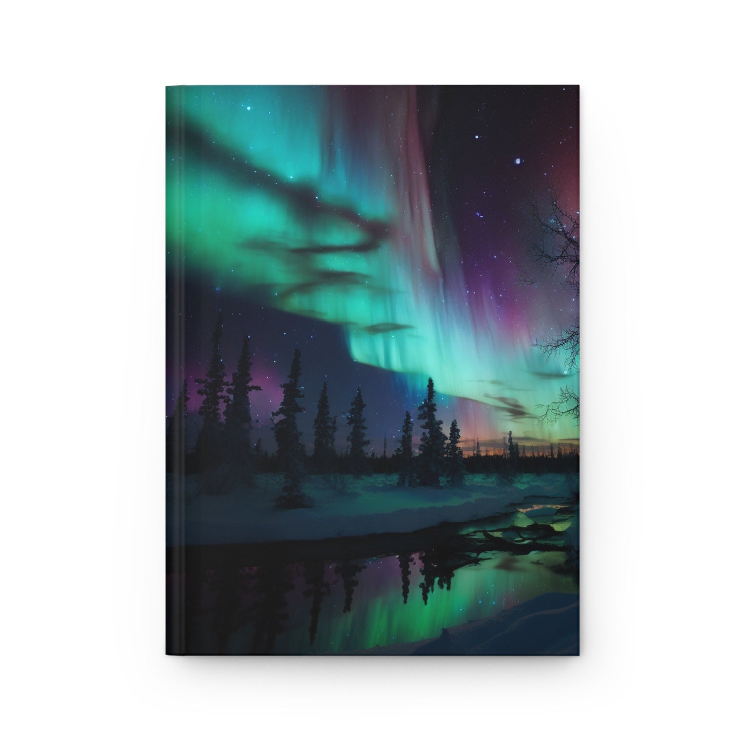 Aurora Borealis Inspired Journal: Northern Lights Diary for Creative Expression and Artistic Inspiration