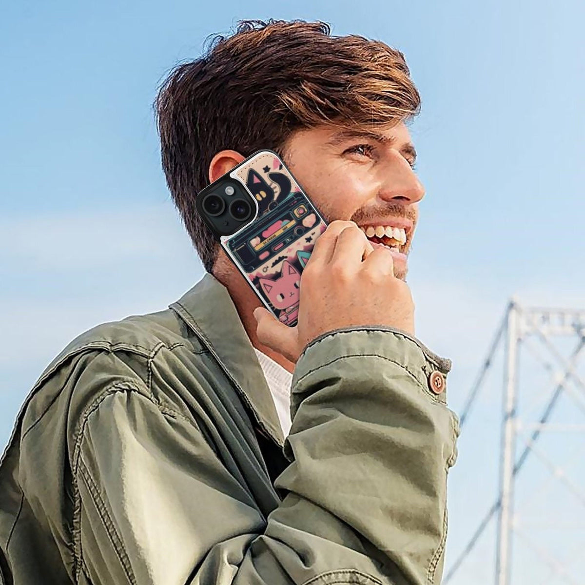 Vintage-Inspired iPhone 15 Wallet Case: Flip Cover Protection & Thoughtful Gift for Smartphone Lovers