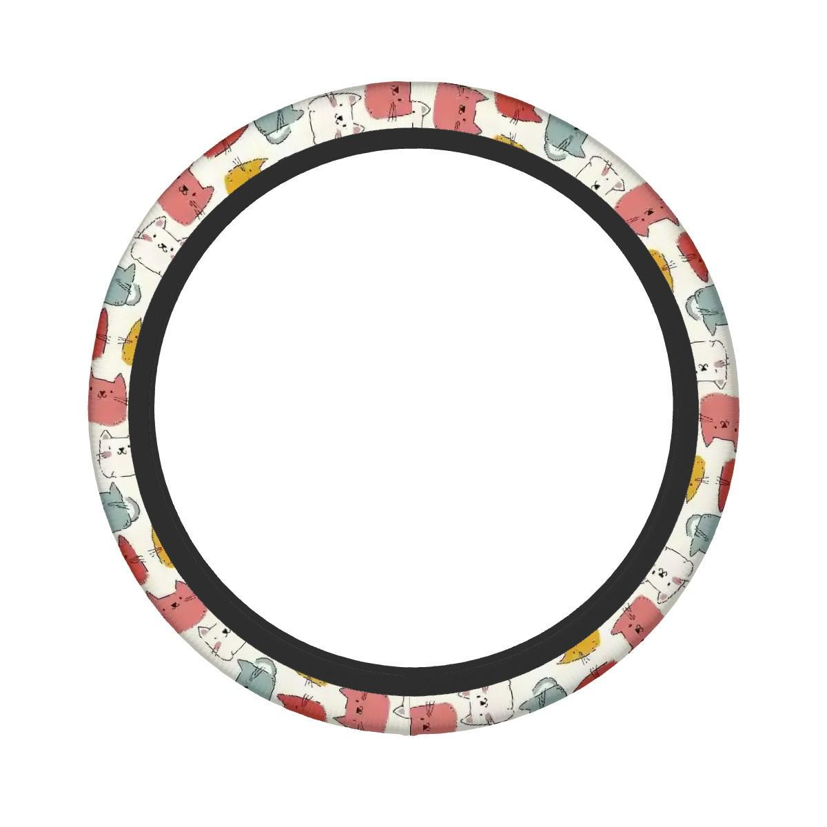Feline-Inspired Steering Wheel Protector: Comfy Grip & Stylish Car Accessory for Cat Lovers