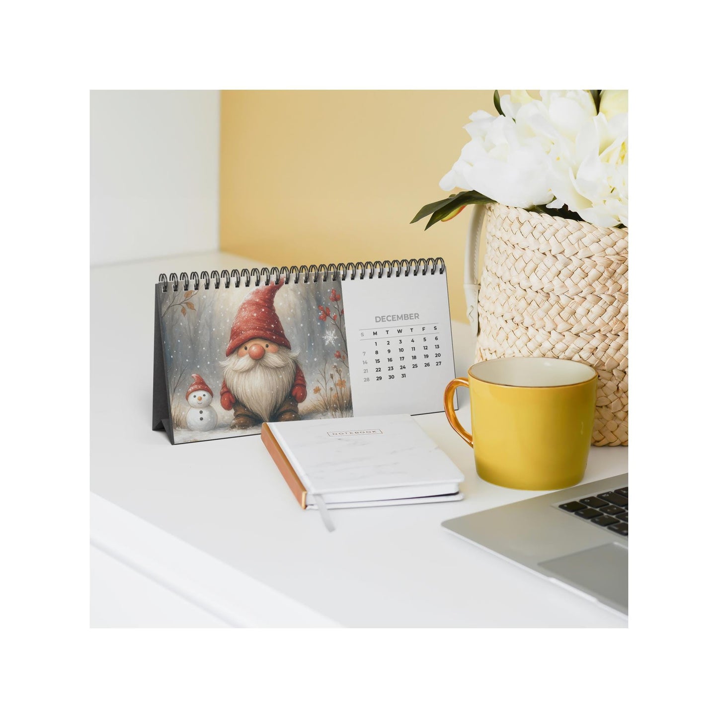 Gnome Planner 2026: Whimsical Garden-Themed Monthly Organizer for Home and Office
