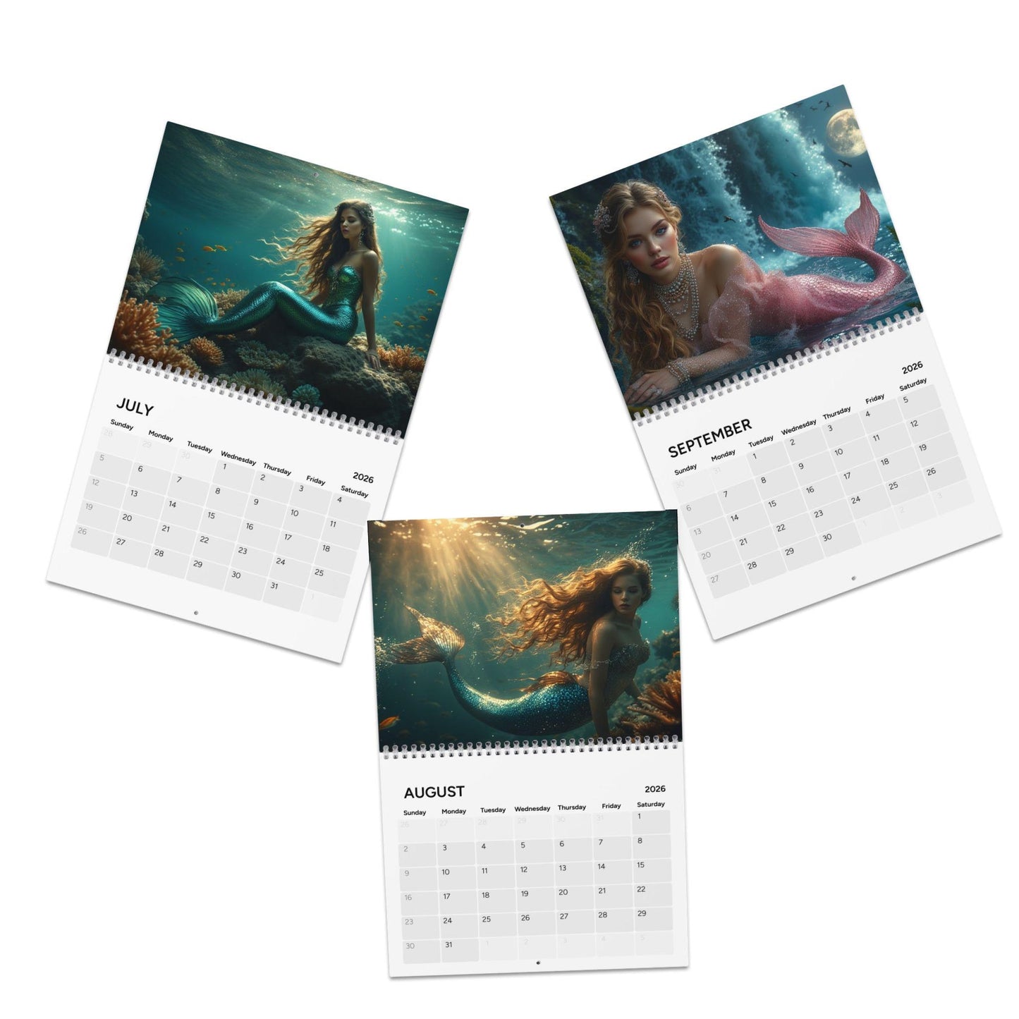 Enchant Your Days with Mermaid Magic in 2026 - Fantasy Art Calendar