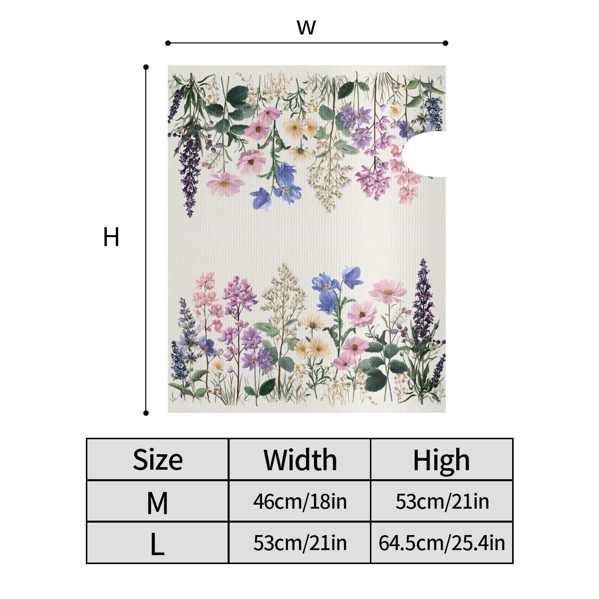 Floral Magnetic Mailbox Covers - Decorative Garden Post Mail Box Wrap Weather Resistant Outdoor Decor