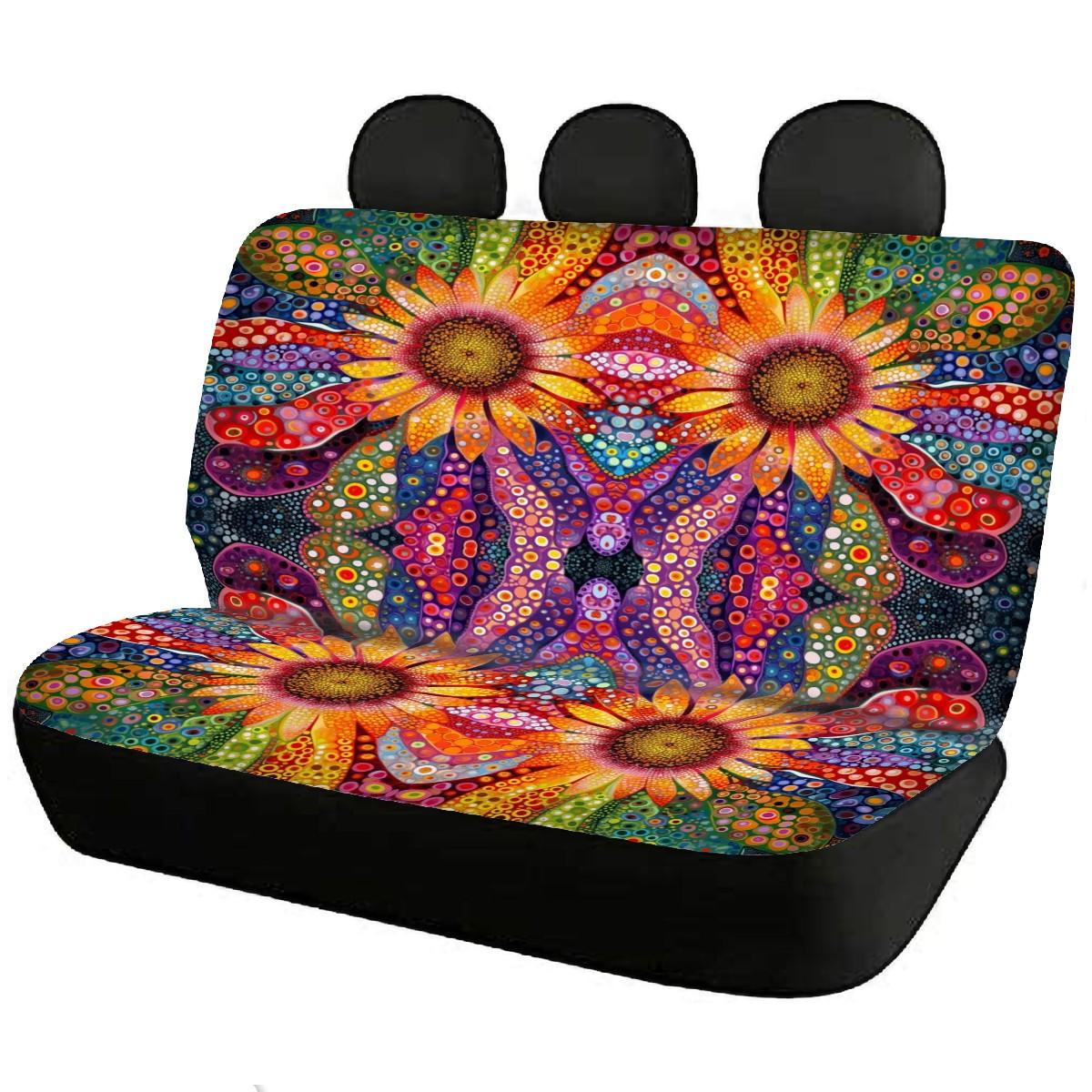 Retro Car Seat Covers Full Set