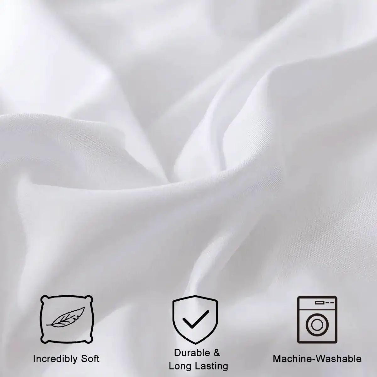 Butterfly King Duvet Cover Set, Nature-Inspired Bedding with Large Blue & Beige Butterflies