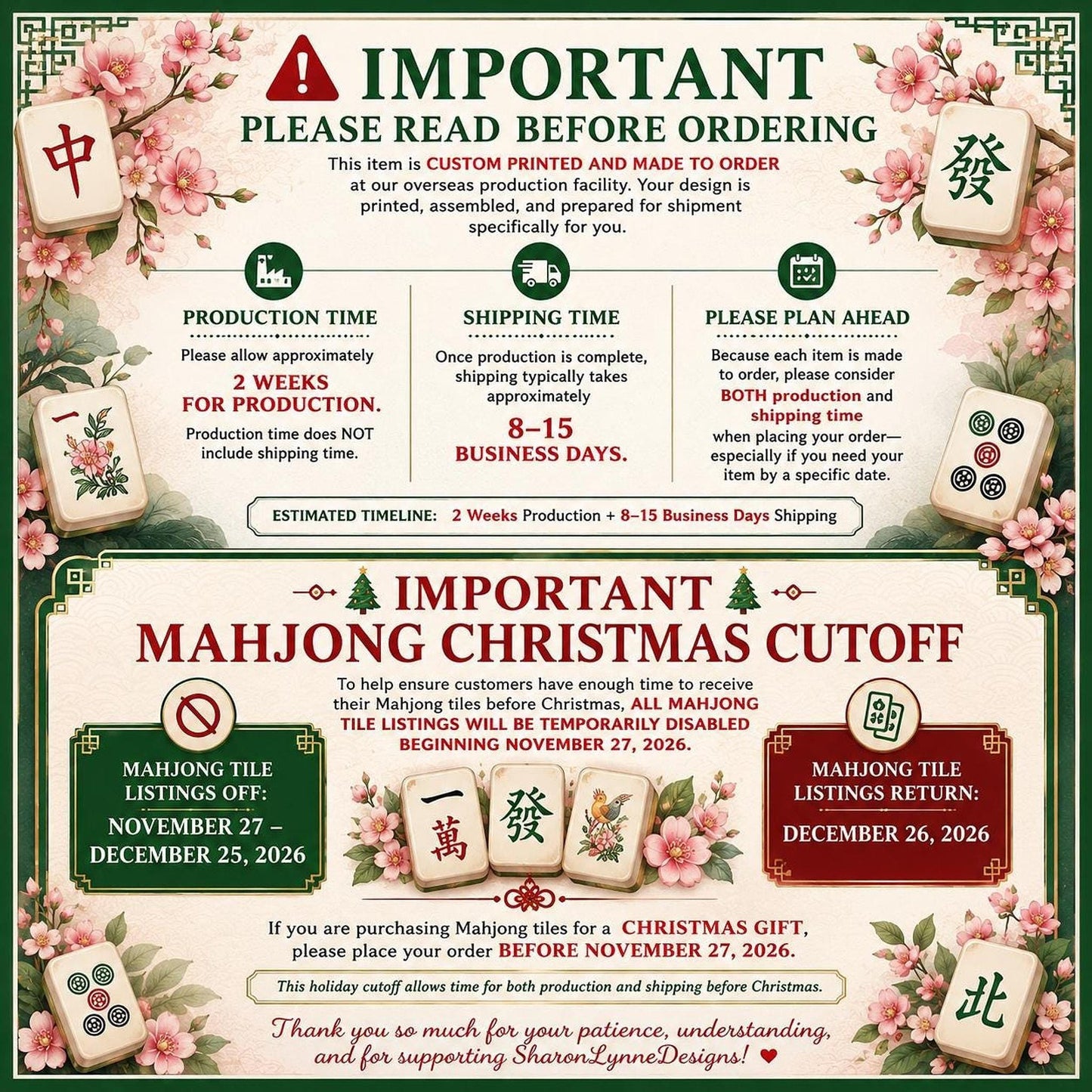 American Mahjong Tile Set, Acrylic Snowflake Western Christmas Design, 160 Pieces
