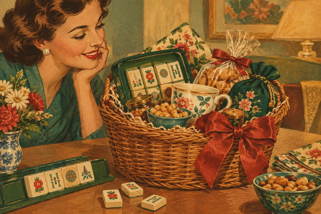 8 Charming Mahjong Hostess Gift Basket Examples