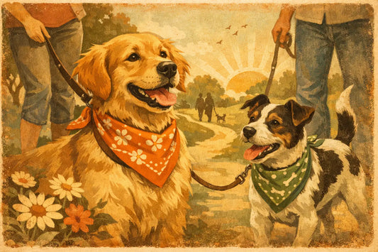 Pet Bandanas That Make Everyday Walks Brighter