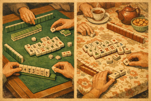 Mahjong Mats vs Tablecloths for Game Night