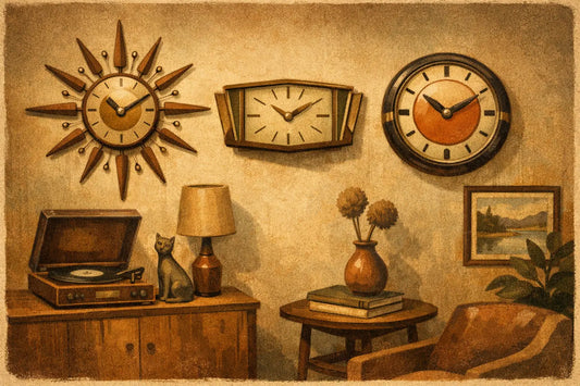 How to Style Retro Wall Clocks With Character