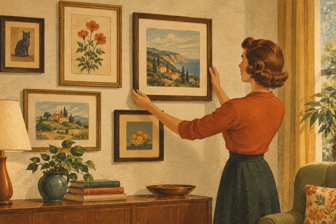 How to Display Framed Prints With Personality