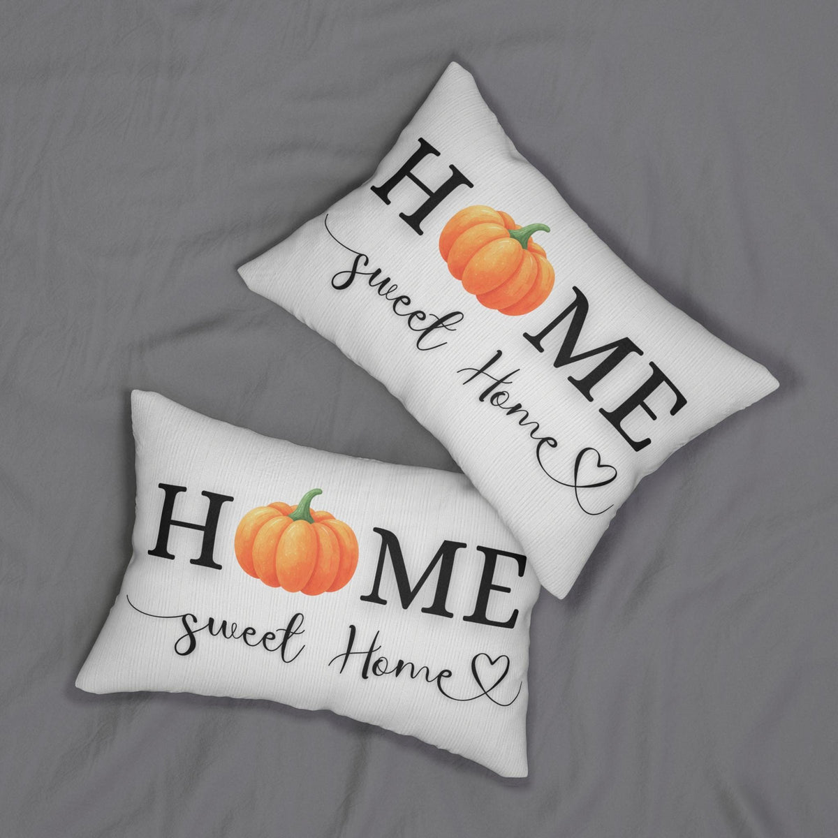 Lumbar Cushion, Fall Polyester Accent with Double-Sided Seasonal Print