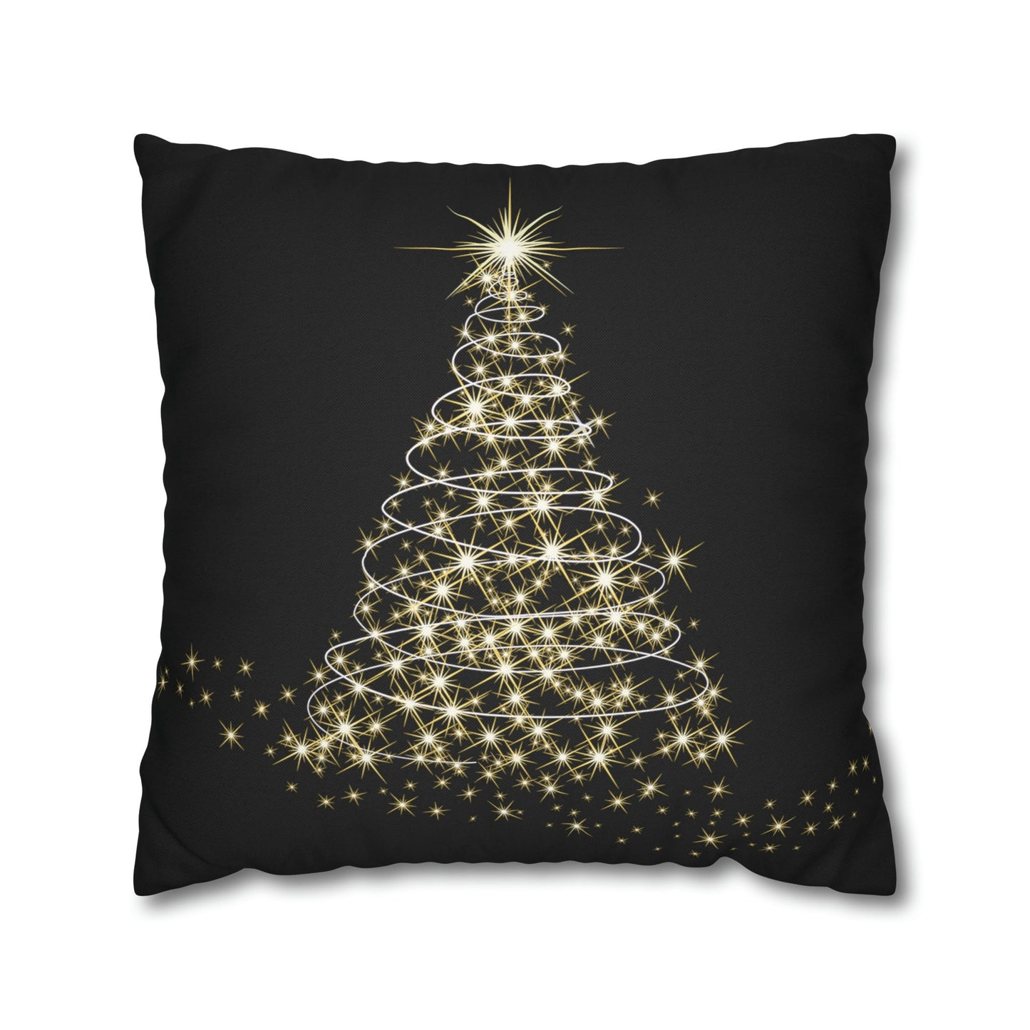Gold Tree Pillow Case for Christmas Holiday Decor - Perfect Hostess Gift