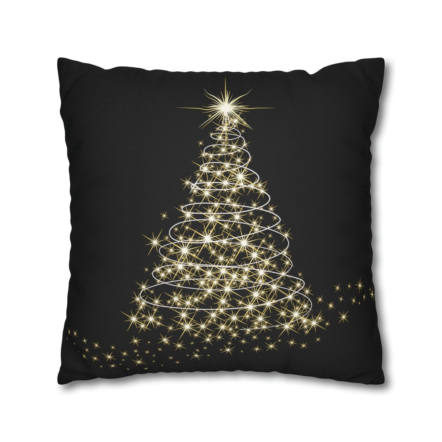 Gold Tree Pillow Case for Christmas Holiday Decor - Perfect Hostess Gift