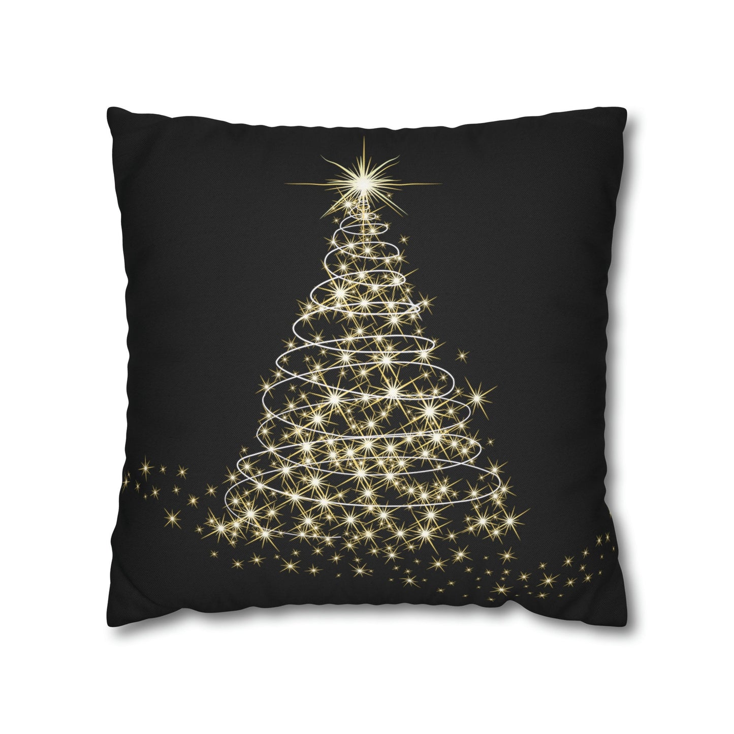 Gold Tree Pillow Case for Christmas Holiday Decor - Perfect Hostess Gift