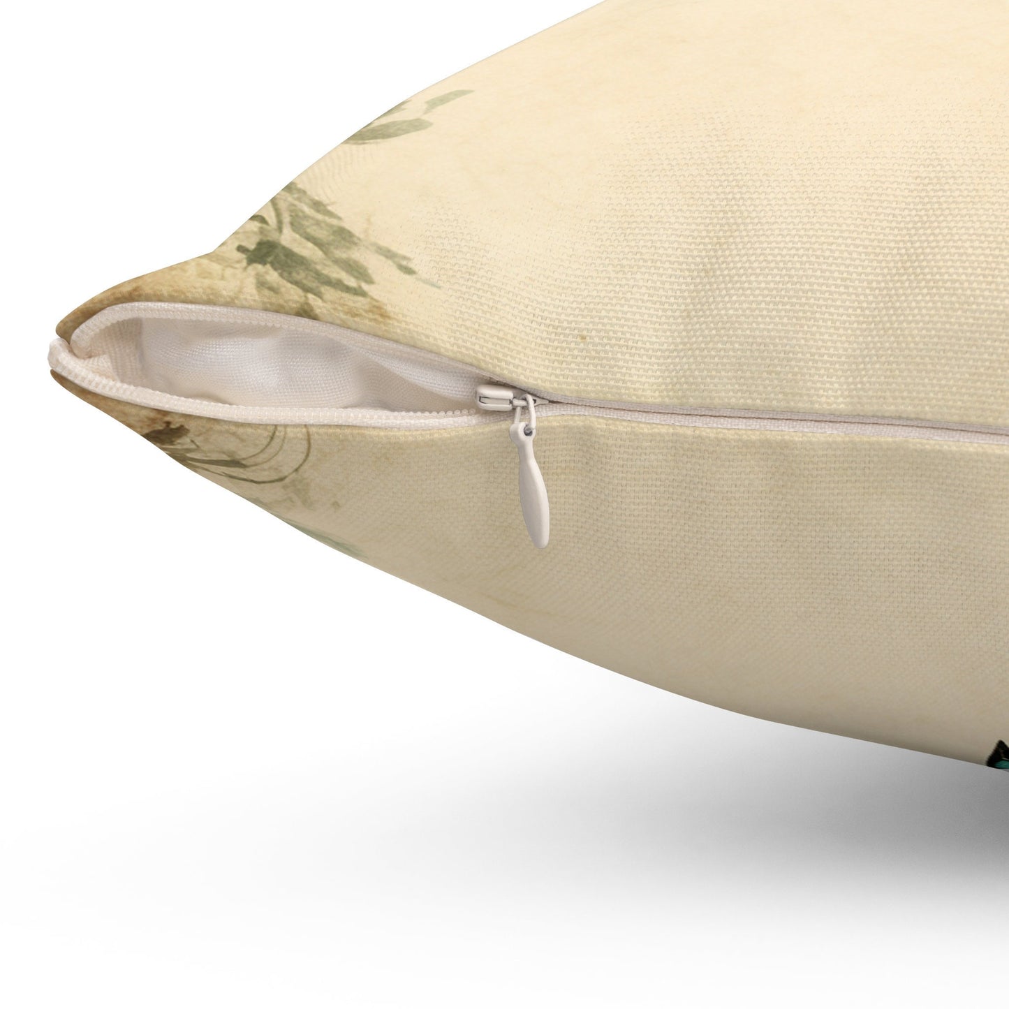 Elegant Dragonfly Design Pillow Cover for Couch or Gift, Chic Beige Minimalist Decor
