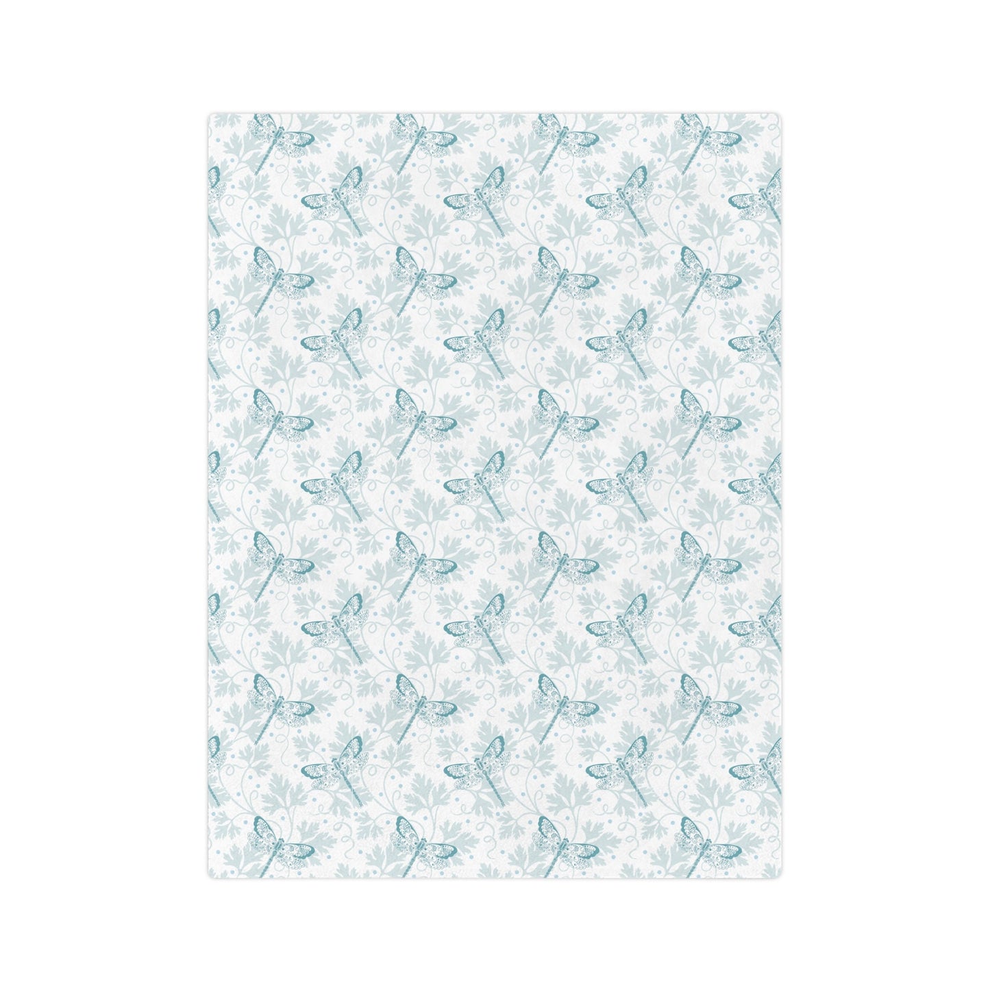 Dragonfly Fleece Blanket: Velvety Soft Plush Throw