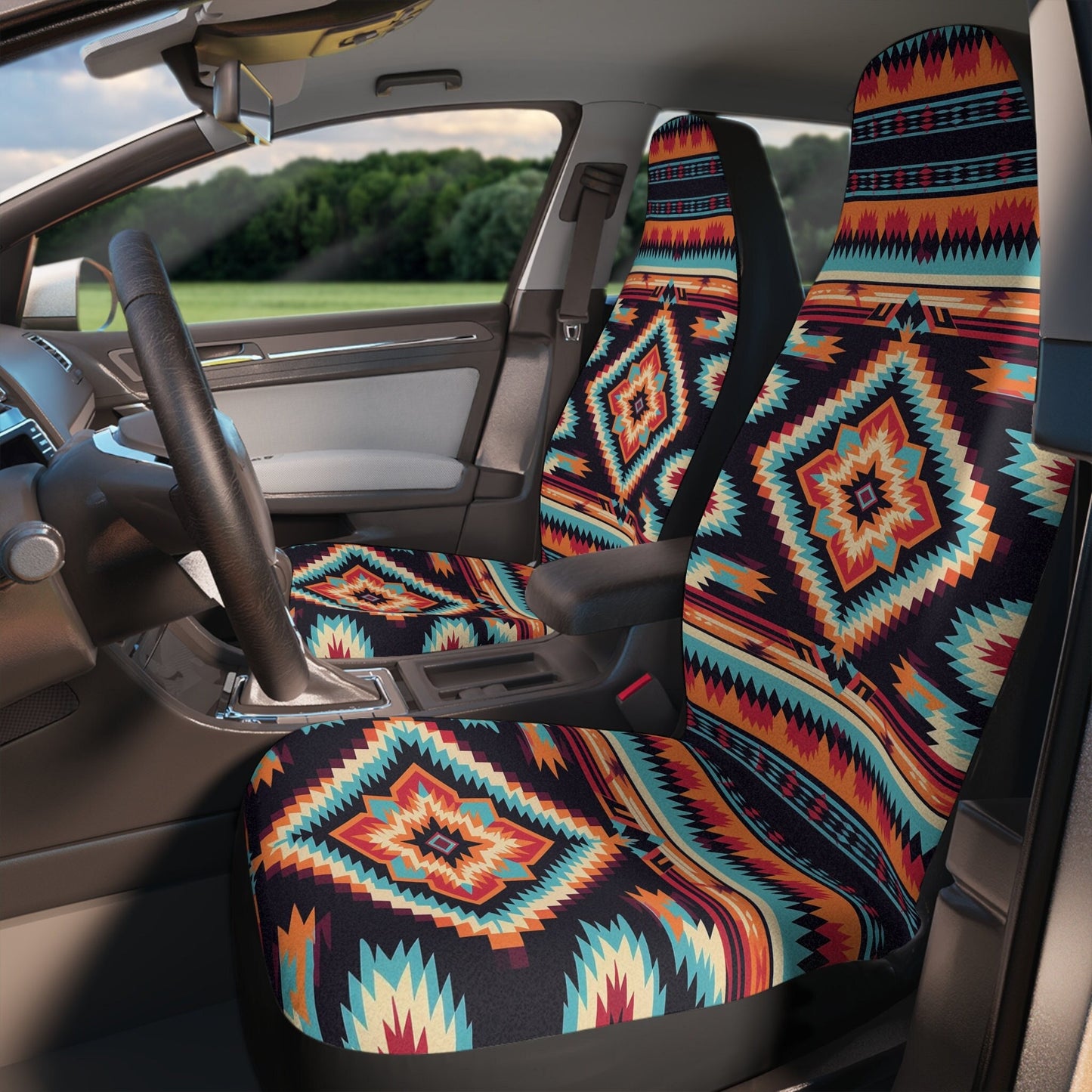 Aztec Car Seat Covers: Interior Upholstery Protection & Decorative Accessory