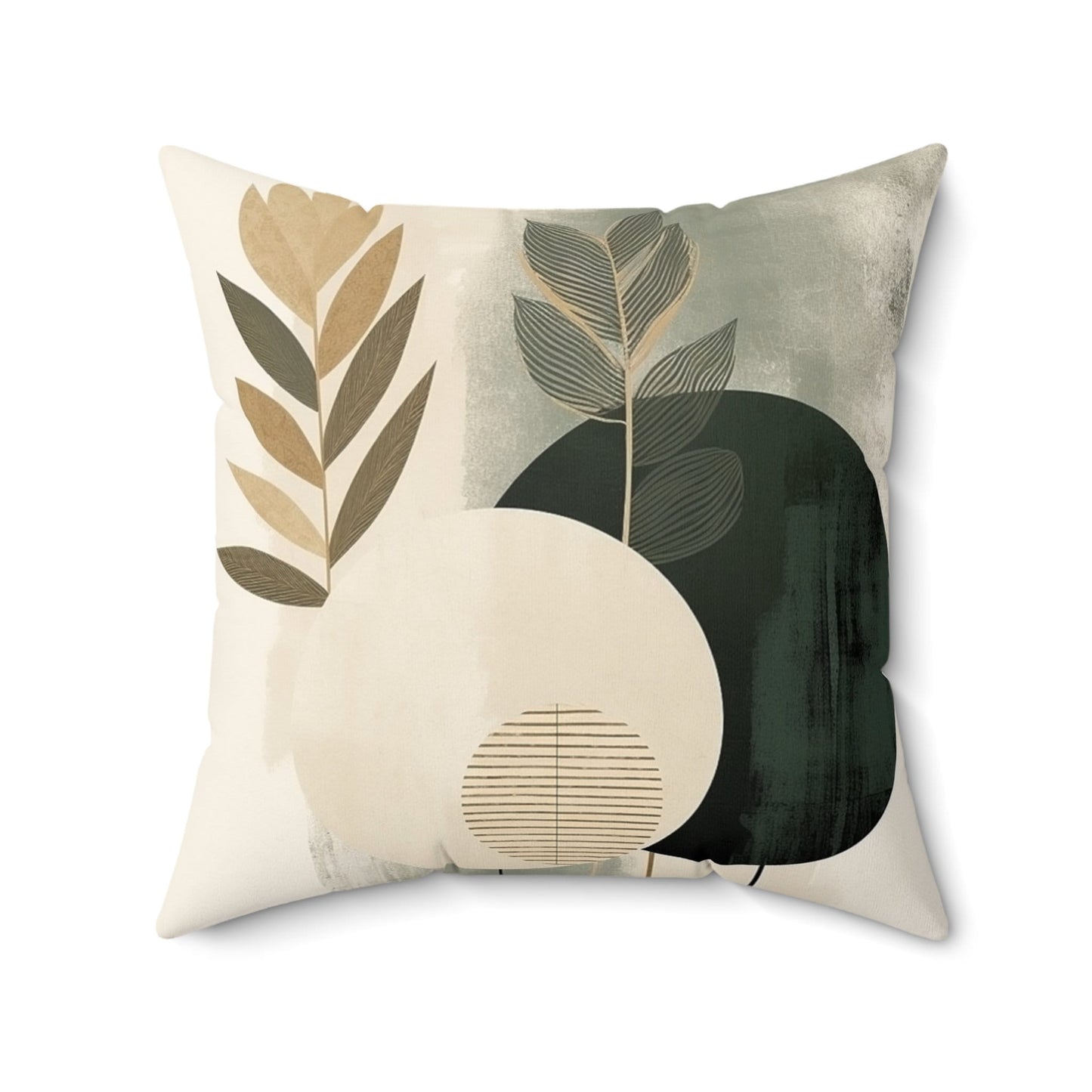 Minimalist Leaf Pillow for Couch or Bed, Thoughtful Gift Idea