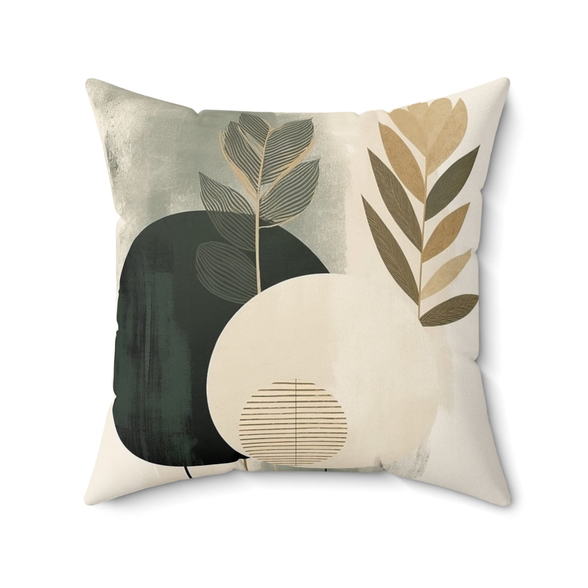 Minimalist Leaf Pillow for Couch or Bed, Thoughtful Gift Idea