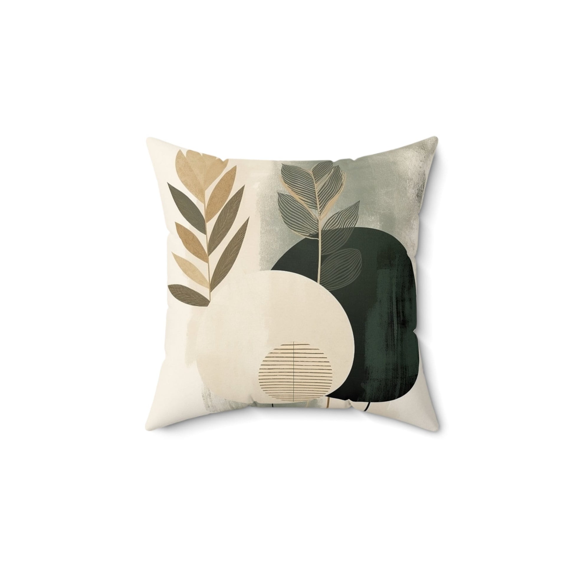 Minimalist Leaf Pillow for Couch or Bed, Thoughtful Gift Idea