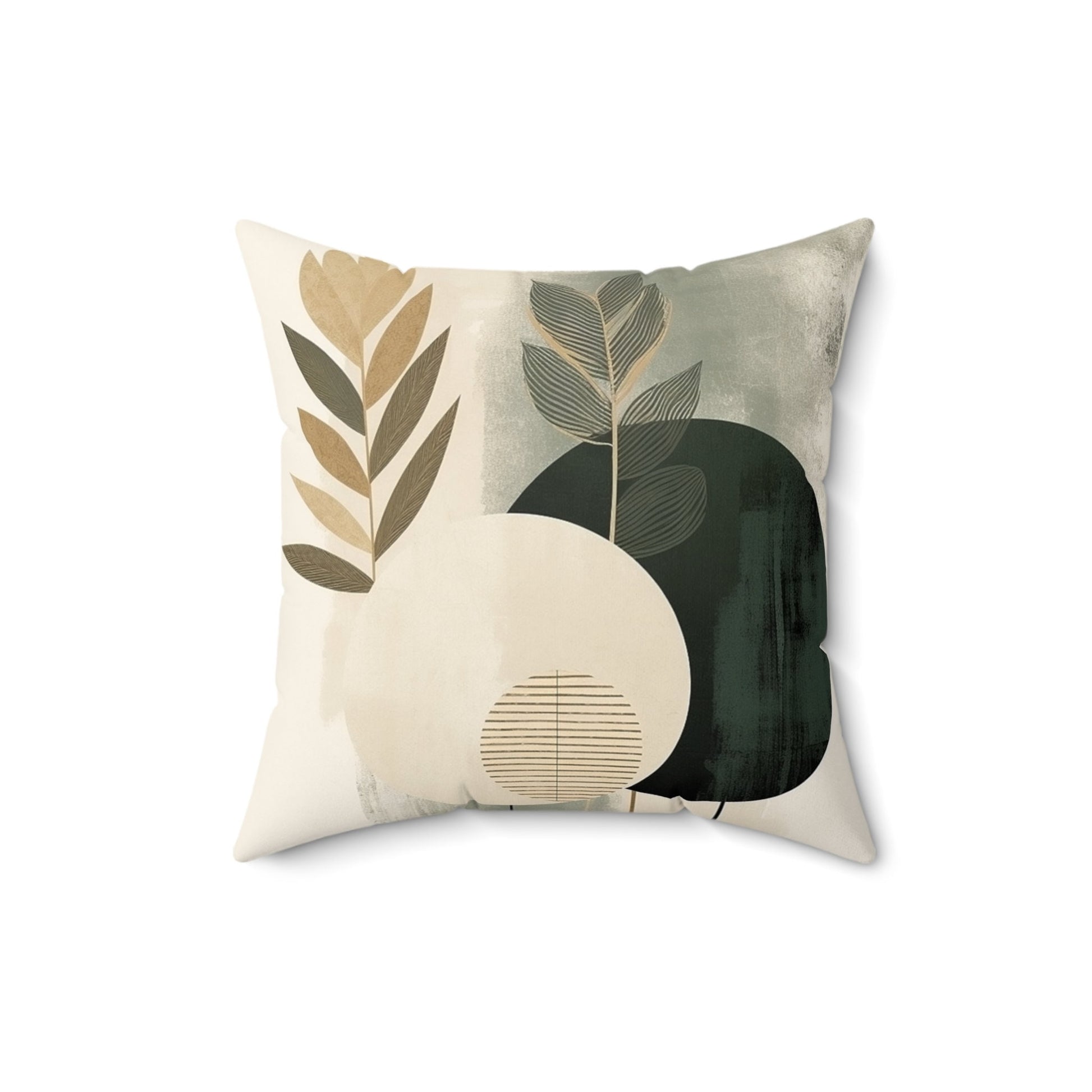 Minimalist Leaf Pillow for Couch or Bed, Thoughtful Gift Idea