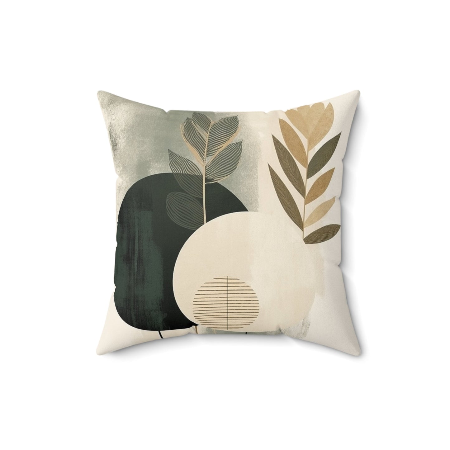 Minimalist Leaf Pillow for Couch or Bed, Thoughtful Gift Idea