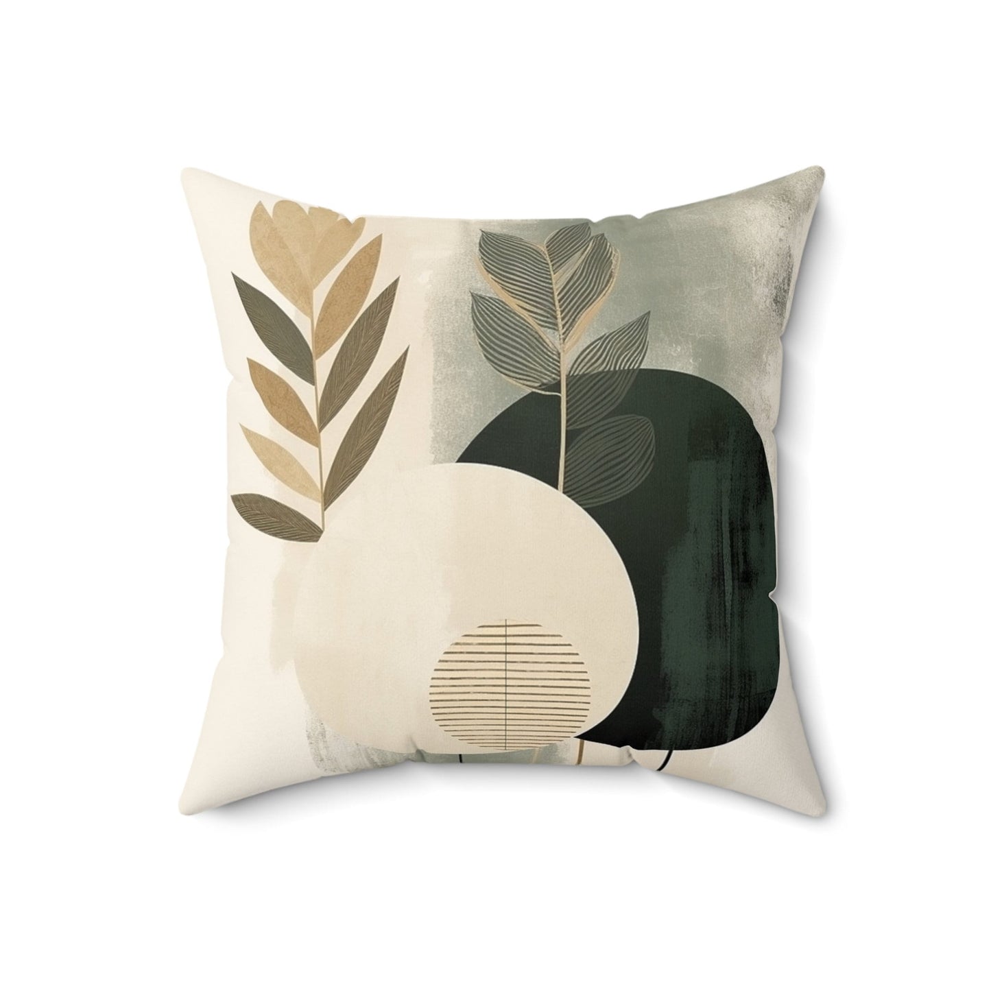 Minimalist Leaf Pillow for Couch or Bed, Thoughtful Gift Idea