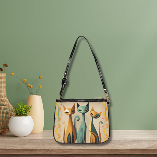 Stylish Retro Cat Shoulder Bag | Cute Unique Design | Perfect Gift Idea