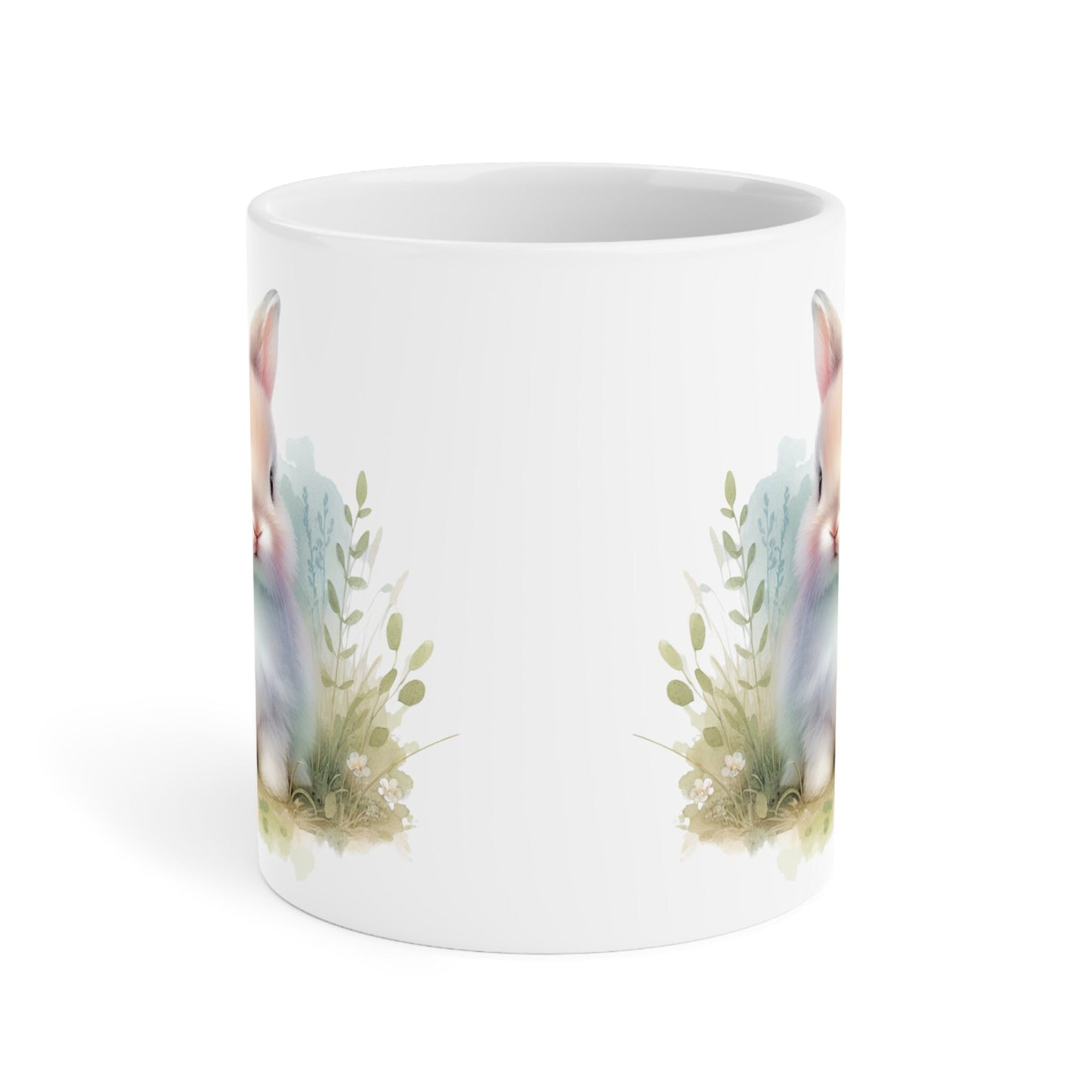 Adorable Ceramic Bunny Rabbit Coffee Cup for Tea and Cocoa Lovers - Perfect Gift Idea
