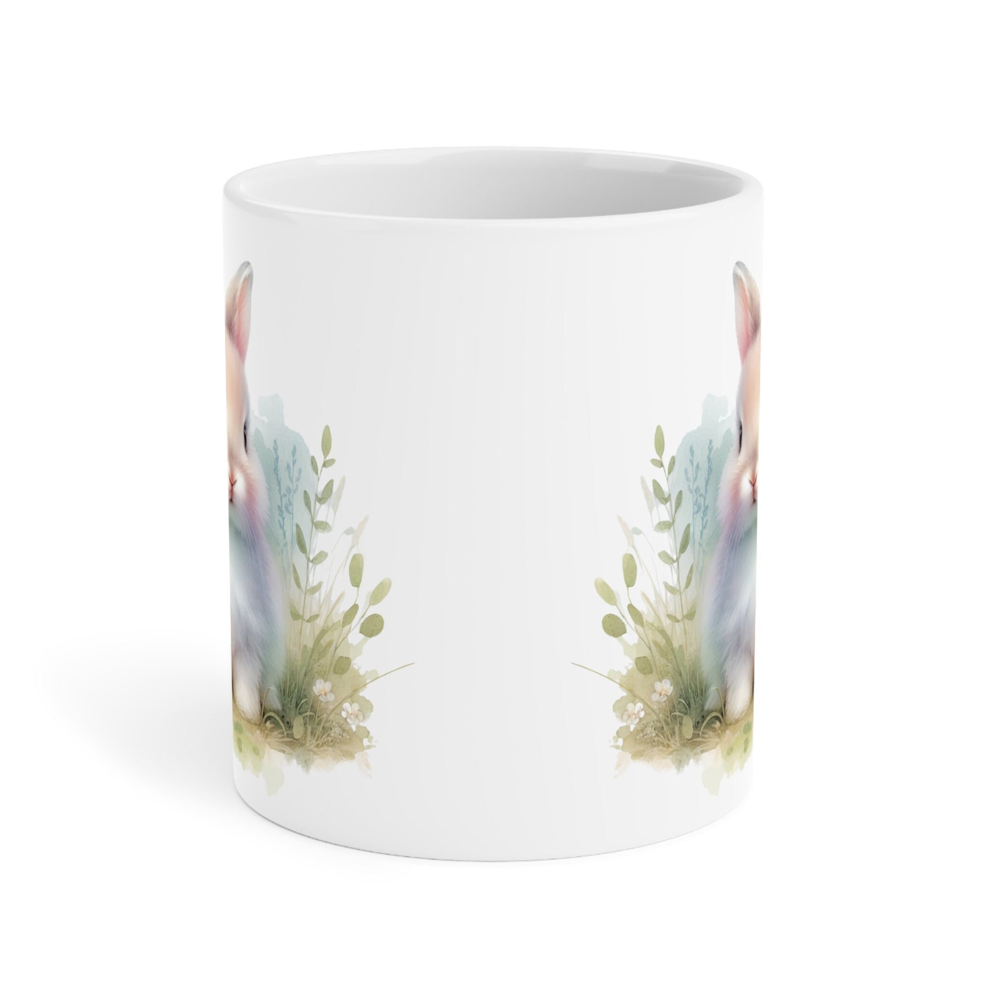 Adorable Ceramic Bunny Rabbit Coffee Cup for Tea and Cocoa Lovers - Perfect Gift Idea