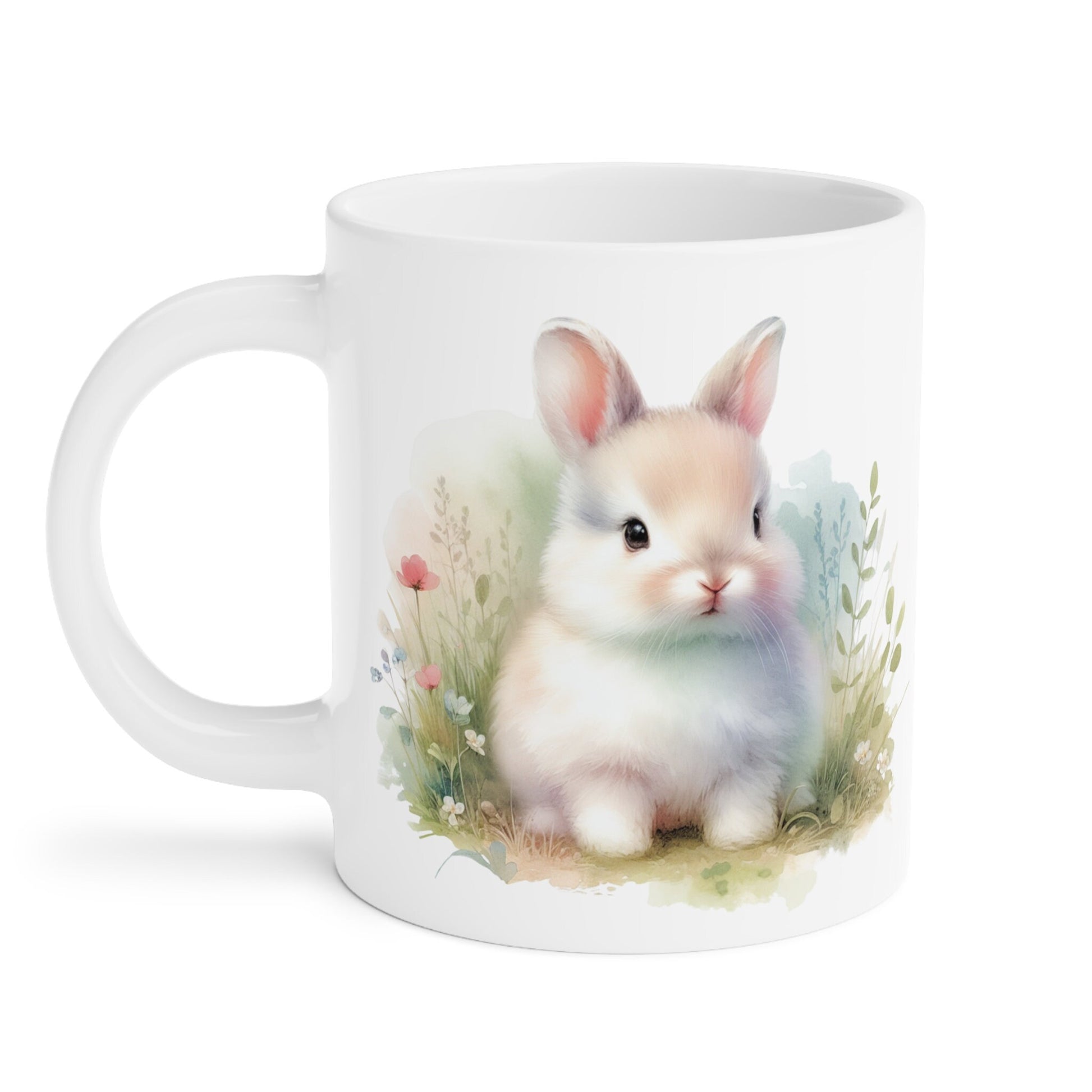 Adorable Ceramic Bunny Rabbit Coffee Cup for Tea and Cocoa Lovers - Perfect Gift Idea