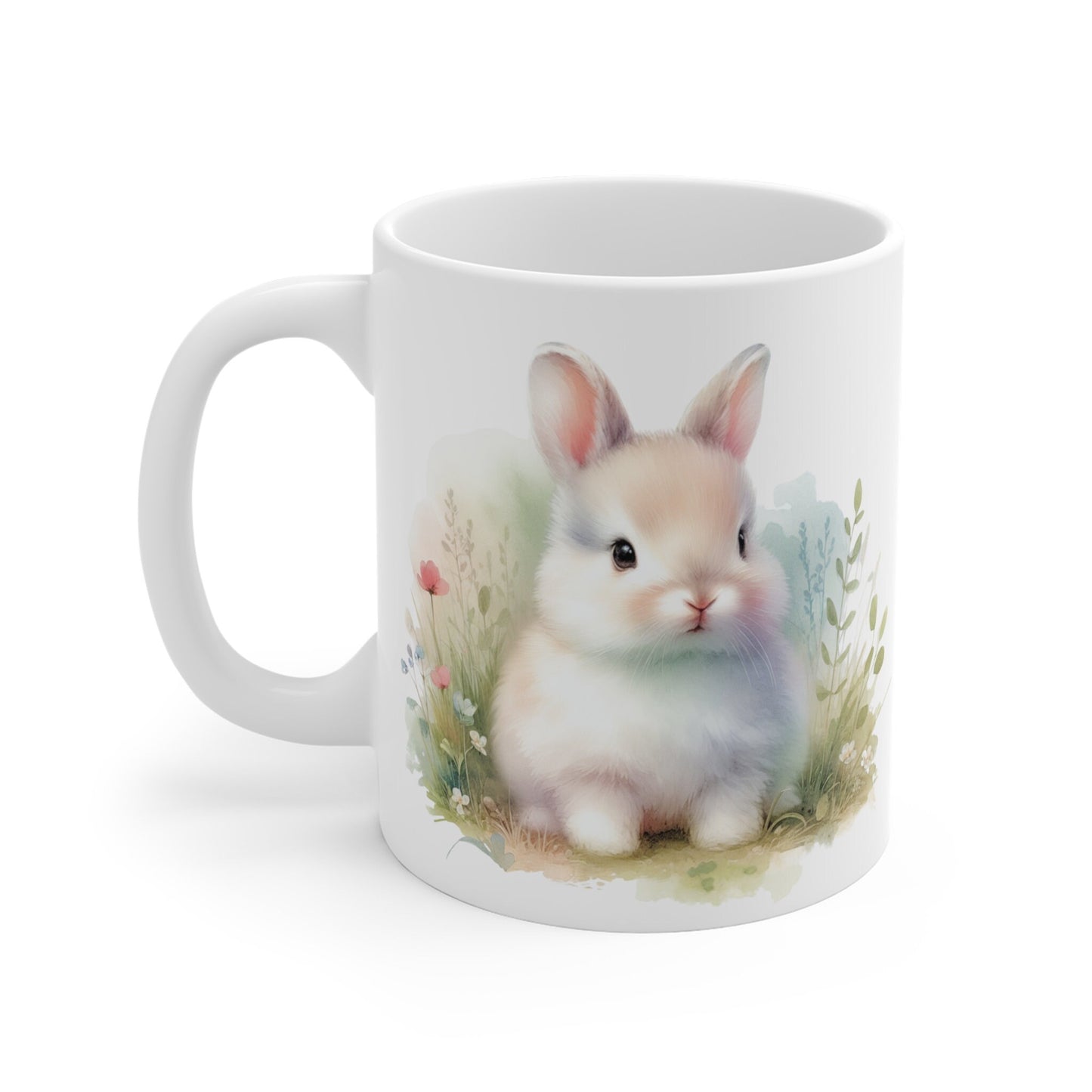 Adorable Ceramic Bunny Rabbit Coffee Cup for Tea and Cocoa Lovers - Perfect Gift Idea