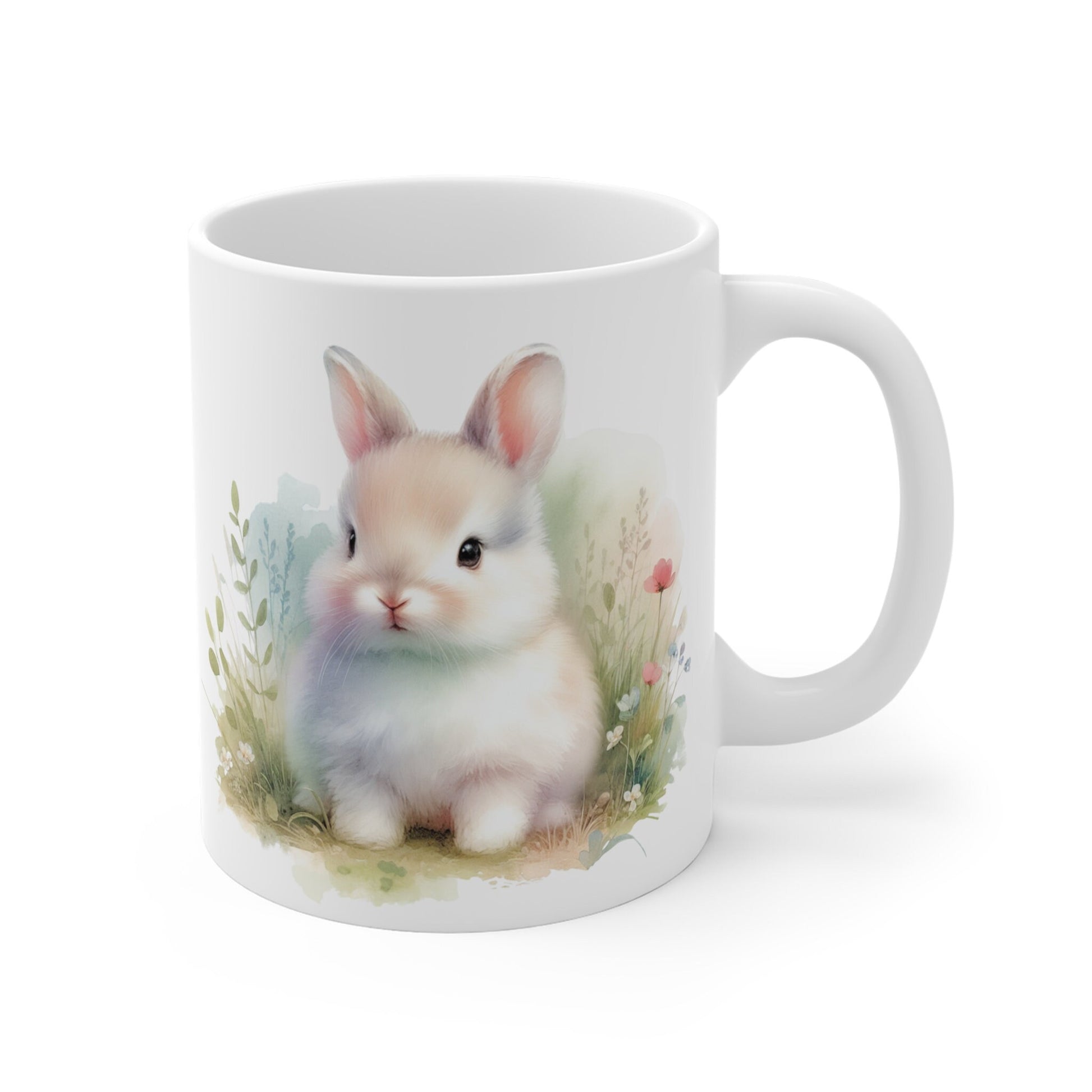 Adorable Ceramic Bunny Rabbit Coffee Cup for Tea and Cocoa Lovers - Perfect Gift Idea