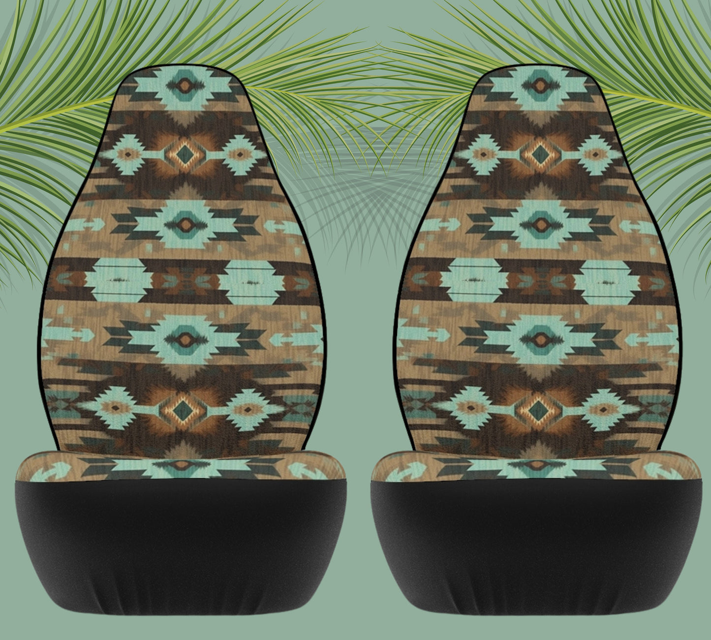 Native American Southwestern Car Seat Covers - Unique Vehicle Interior Accessory for New Drivers