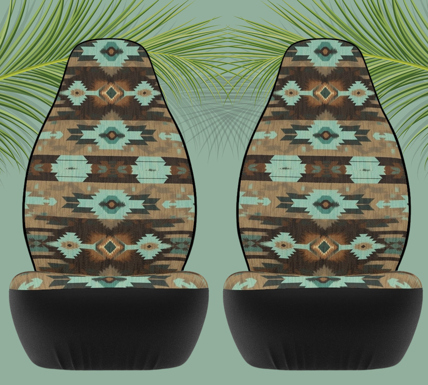 Native American Southwestern Car Seat Covers - Unique Vehicle Interior Accessory for New Drivers