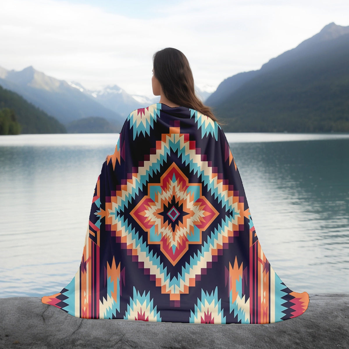 Southwestern Blanket: Aztec Sherpa Throw for Cozy Comfort and Style