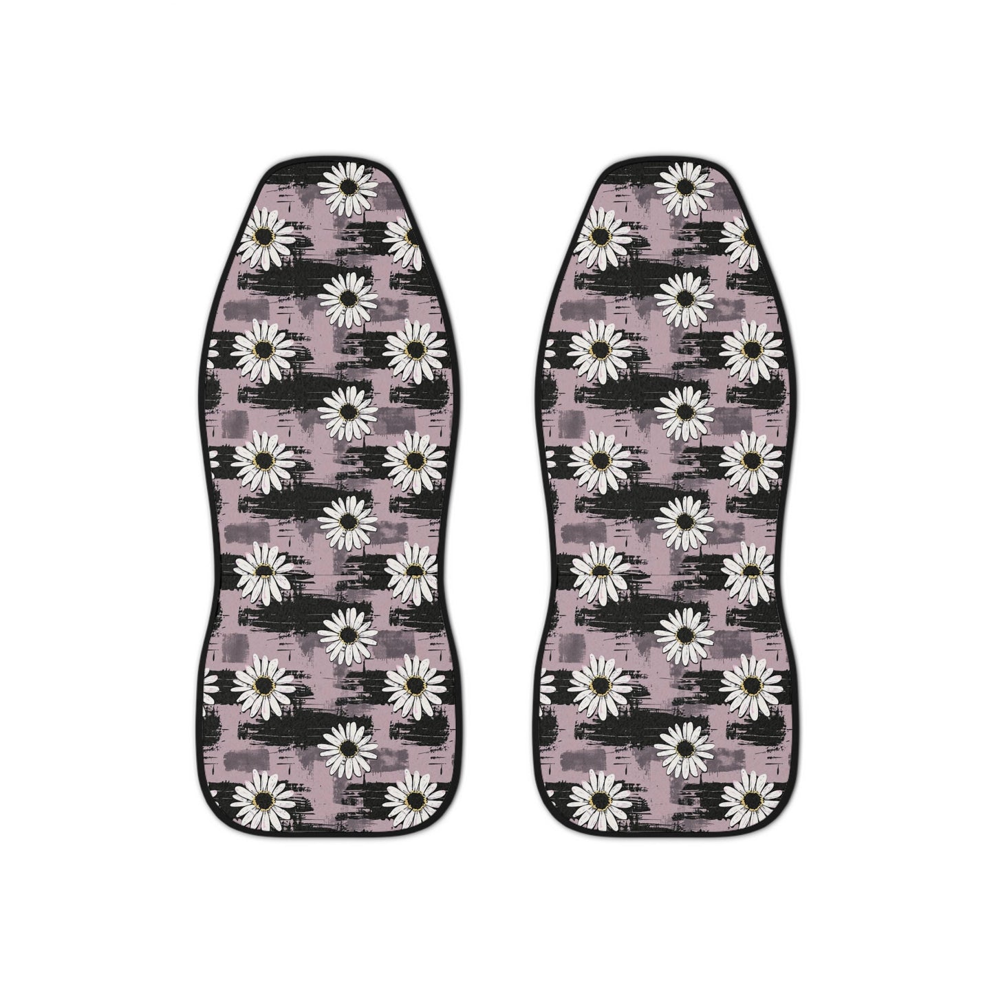 Gothic Daisy Car Seat Covers, Polyester, Universal Fit Set