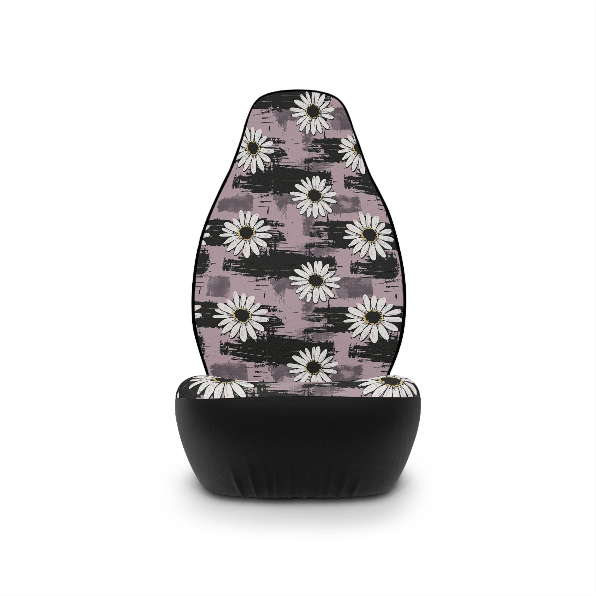 Gothic Floral Car Seat Covers for New Drivers, Unique Gift Idea