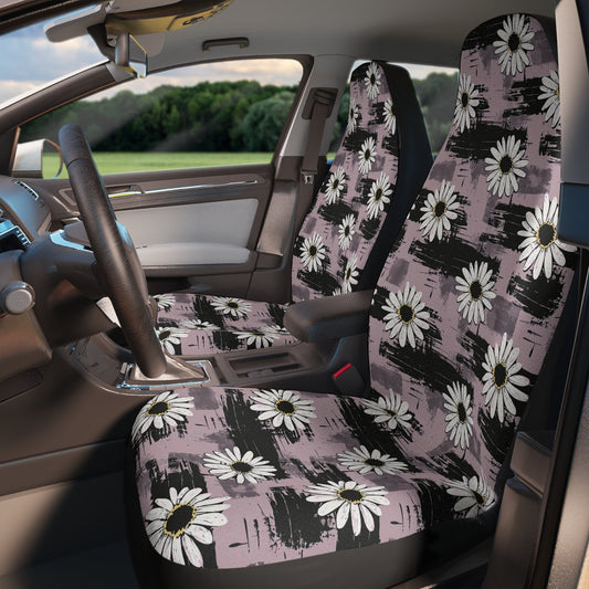 Daisy Seat Covers, Gothic Daisy Covers, Seat Covers for Car, New Driver Gift, New Car Gift, Gift Giving Idea