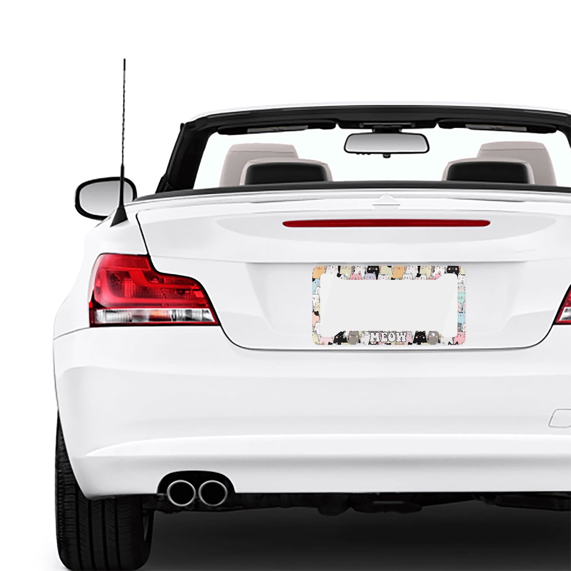 Adorable Cat License Plate Frame - Perfect Gift for Cat Lovers
