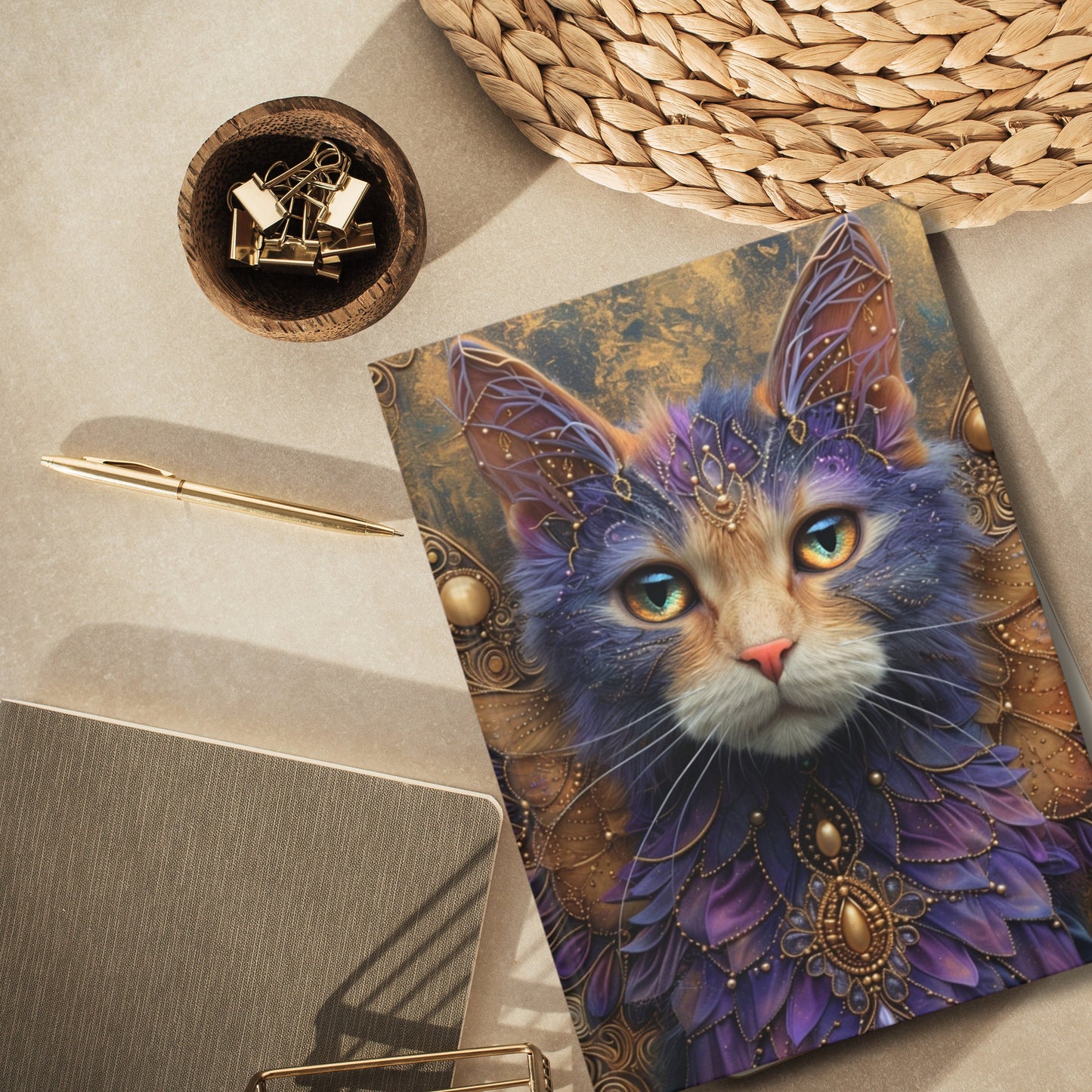 Cat-Themed Journal: Magical Feline Diary for Animal Lovers, Whimsical Writing Notebook Gift