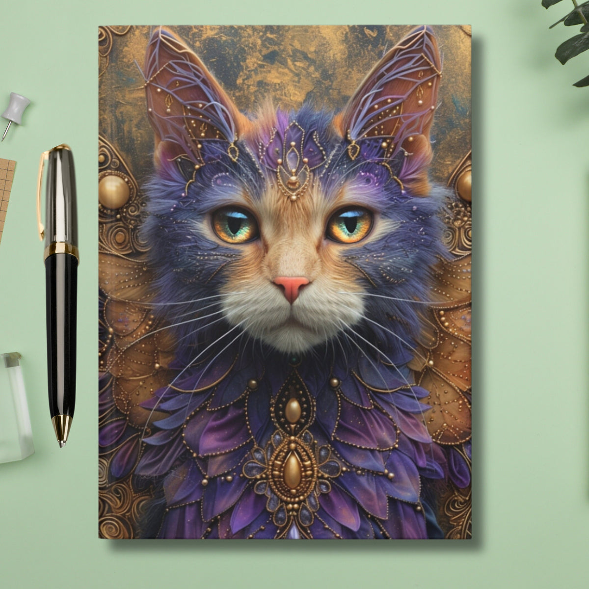 Cat-Themed Journal: Magical Feline Diary for Animal Lovers, Whimsical Writing Notebook Gift