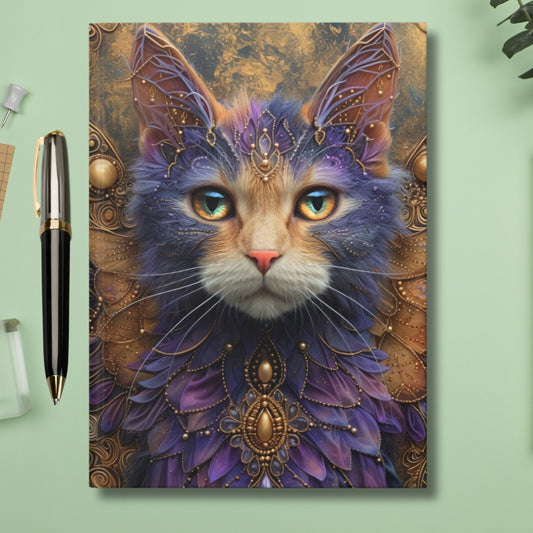 Cat-Themed Journal: Magical Feline Diary for Animal Lovers, Whimsical Writing Notebook Gift