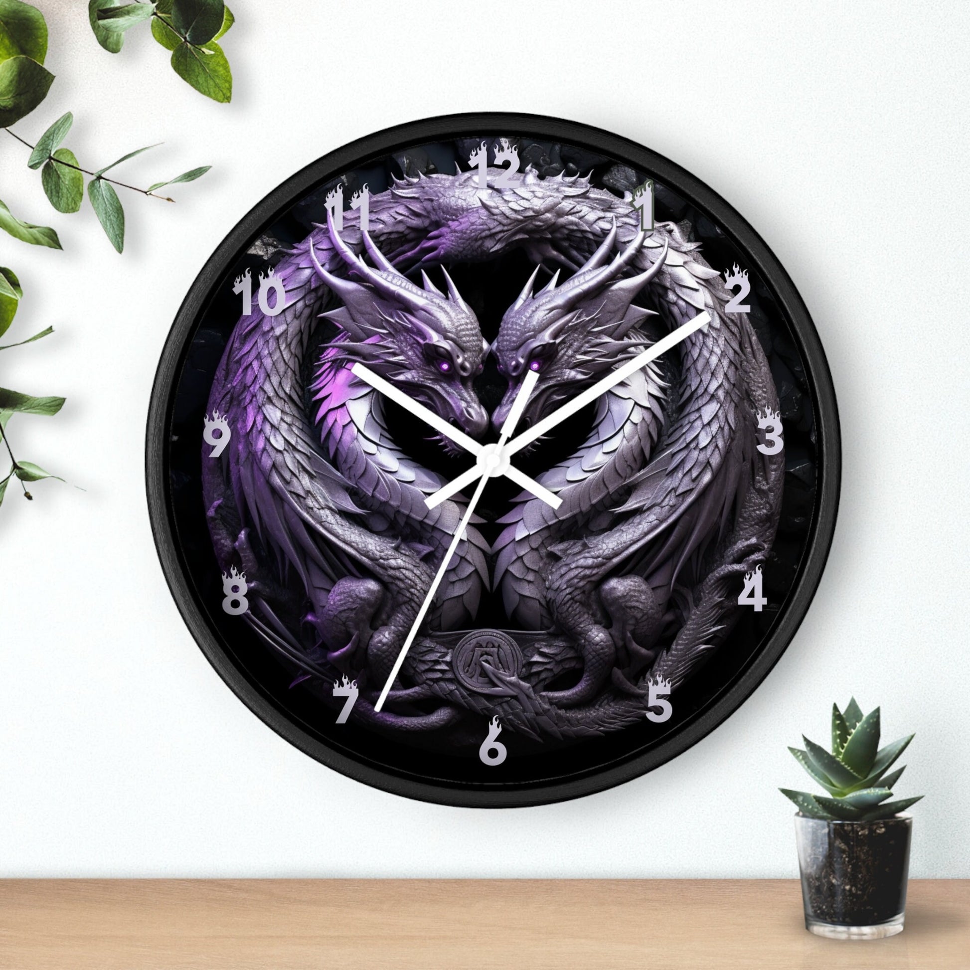 Unique Fantasy Dragon Wall Clock for Decorative Home and Gift Ideas