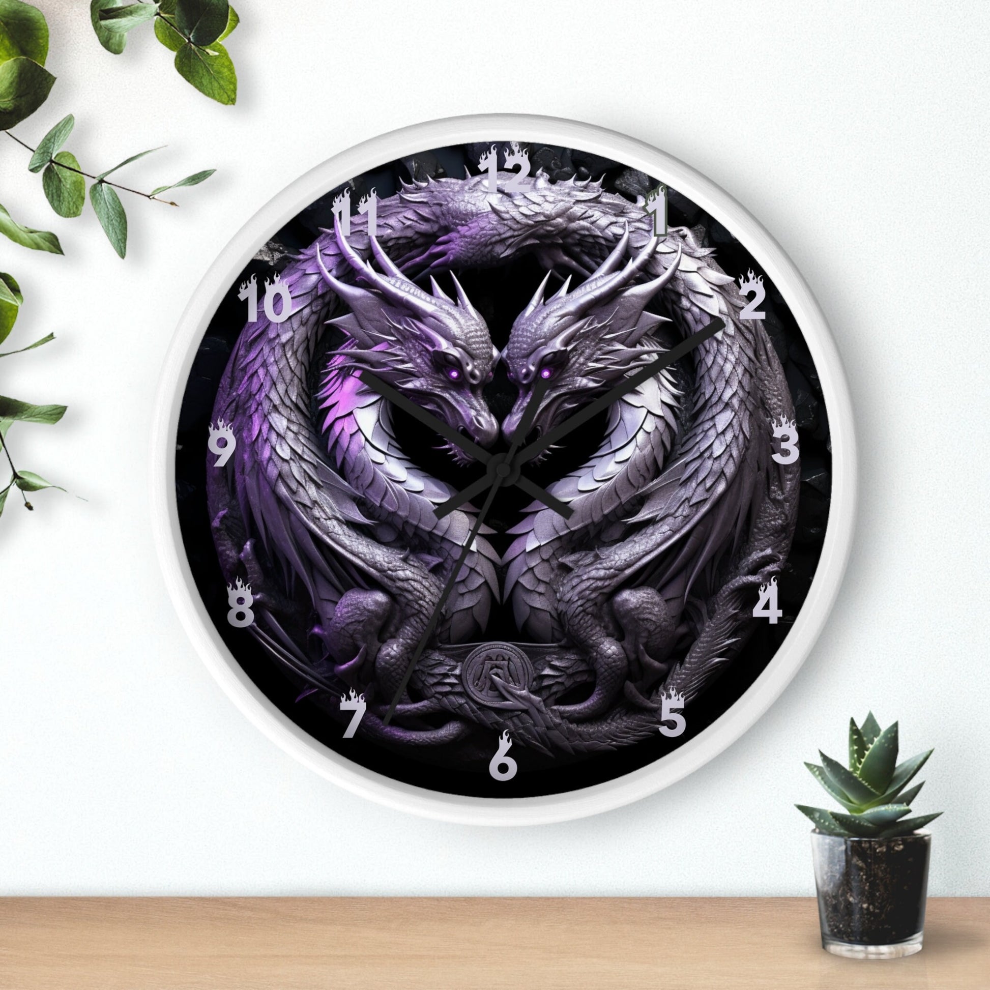Unique Fantasy Dragon Wall Clock for Decorative Home and Gift Ideas