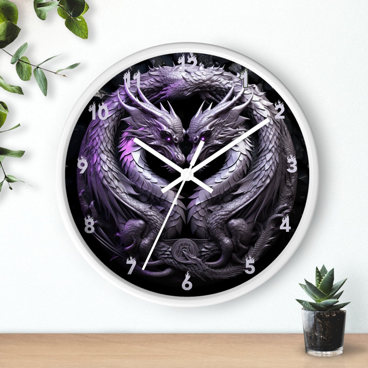 Unique Fantasy Dragon Wall Clock for Decorative Home and Gift Ideas
