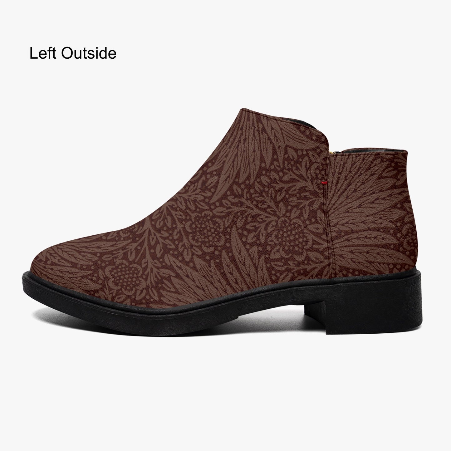 Stylish Brown Suede Ankle Boots with Zipper - Perfect Gift for Women